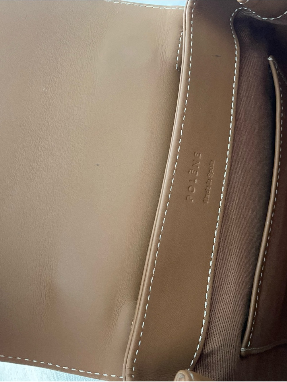 Polène Authentic Numero Uno Nano in Camel. - Picture 4 of 7